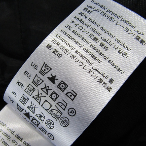 Calvin Klein Black & Silver Gray Ankle Dress Pants - Picture 7 of 7